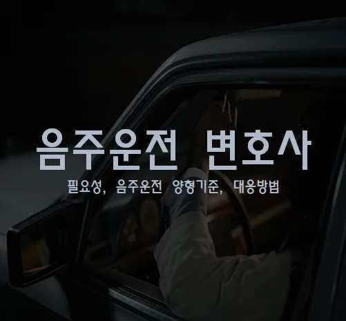 음주운전 변호사